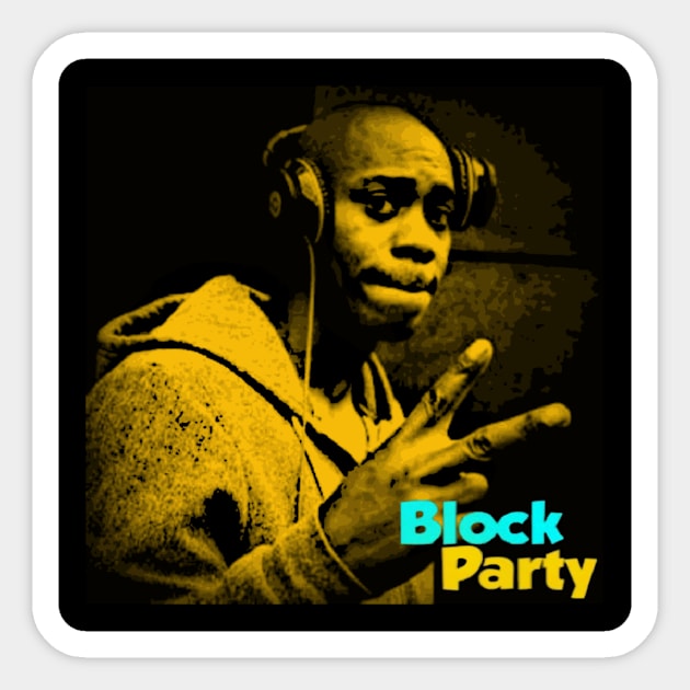 dave chappelle block party retro style Sticker by hot_issue